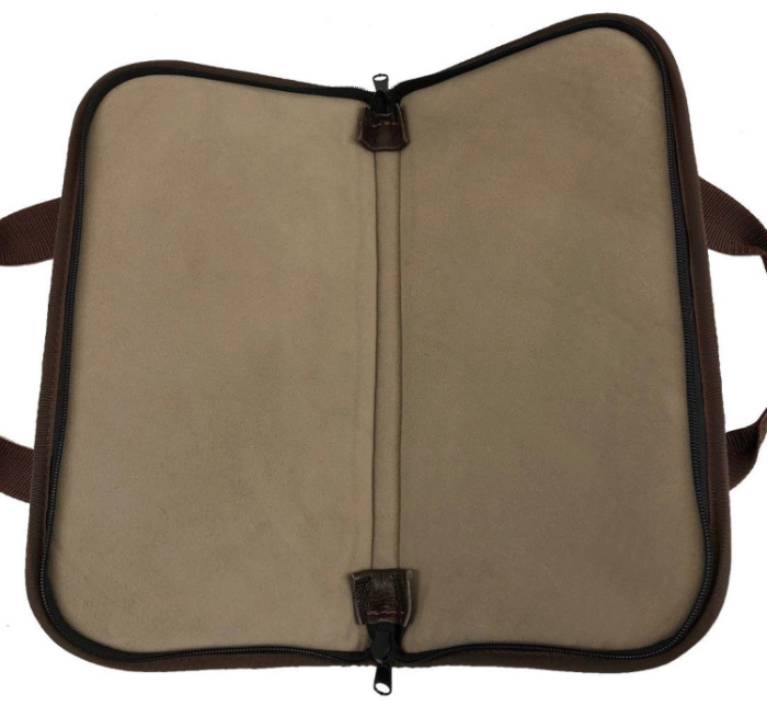 (image for) Cape Buffalo Hide Double Handgun Case w/ Mag Storage